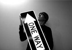 one way sign