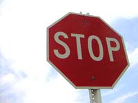 stop sign